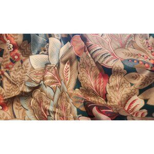 Material Kenmill Big Floral Leaves Cotton  preshrunk Teflon  3 + yards 60" 1988